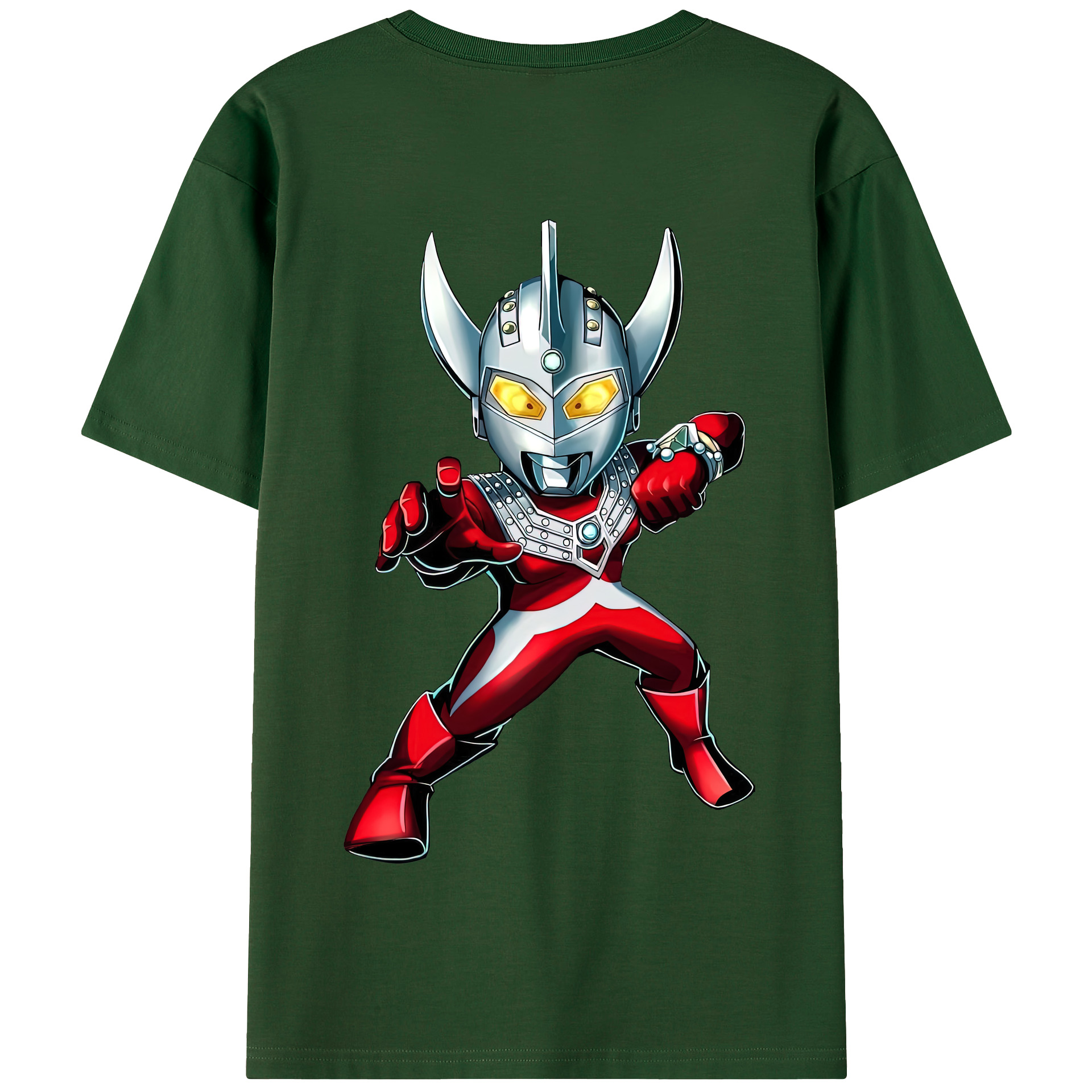 （画像用） ウルトラマン Ultraman 綿100％半袖Tシャツ（背面プリント）